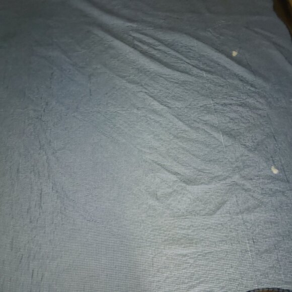 SHABBY CHIC QUILT EMBROIDERED FLORAL PAISLEY SCALLOPED HANDMADE COTTAGE 83 x 80 - Picture 4 of 5